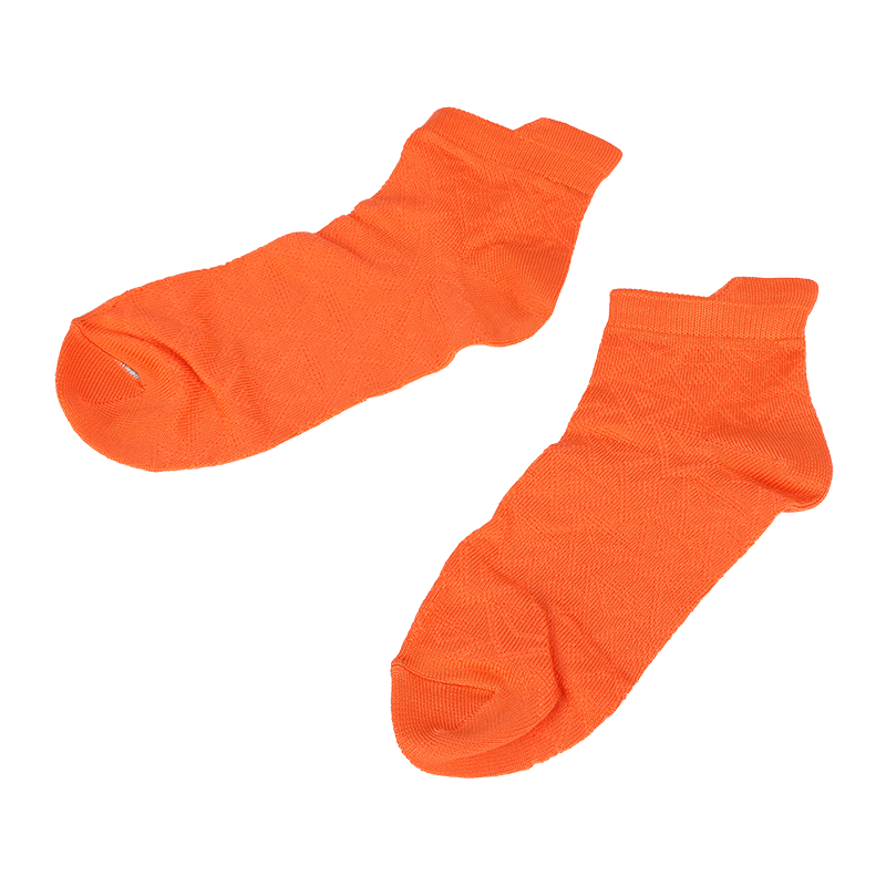 Meias femininas supermacias de microfibra de nylon com padrão argyle e corte baixo