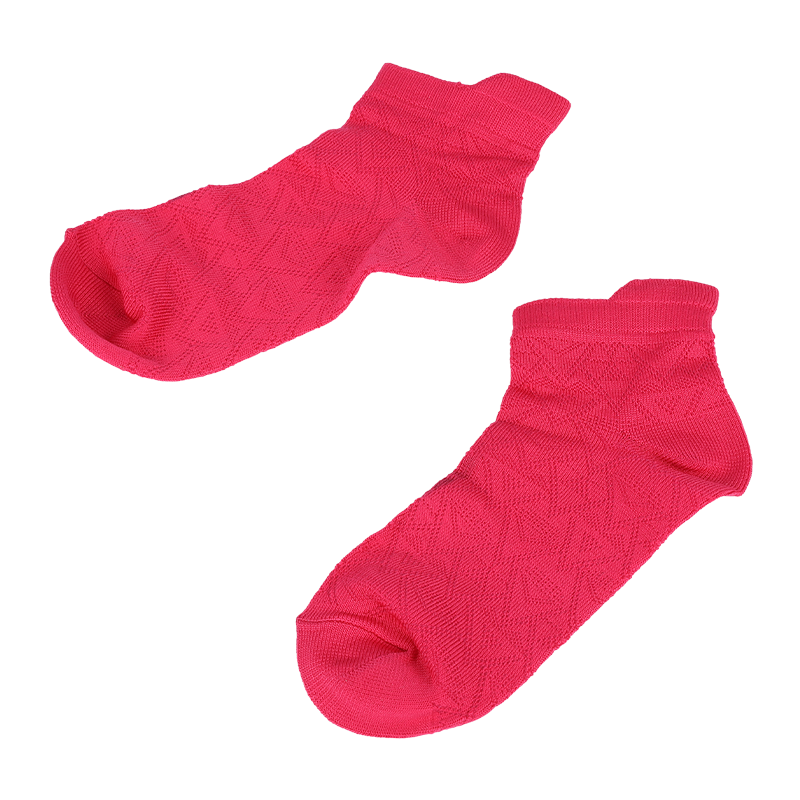 Meias femininas supermacias de microfibra de nylon com padrão argyle e corte baixo