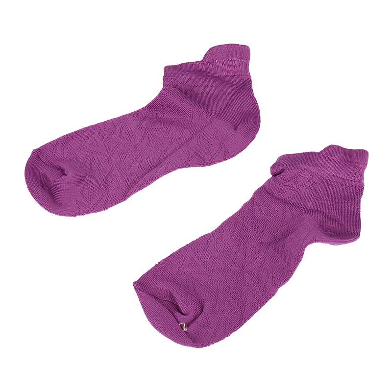 meias femininas super macias de microfibra de náilon com estampa floral de corte baixo