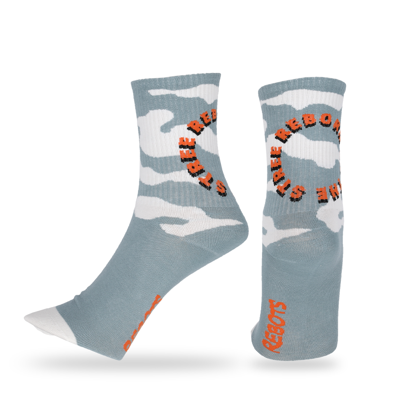 Atacado design unissex moda design feliz sorriso estampado meias para caminhada diária