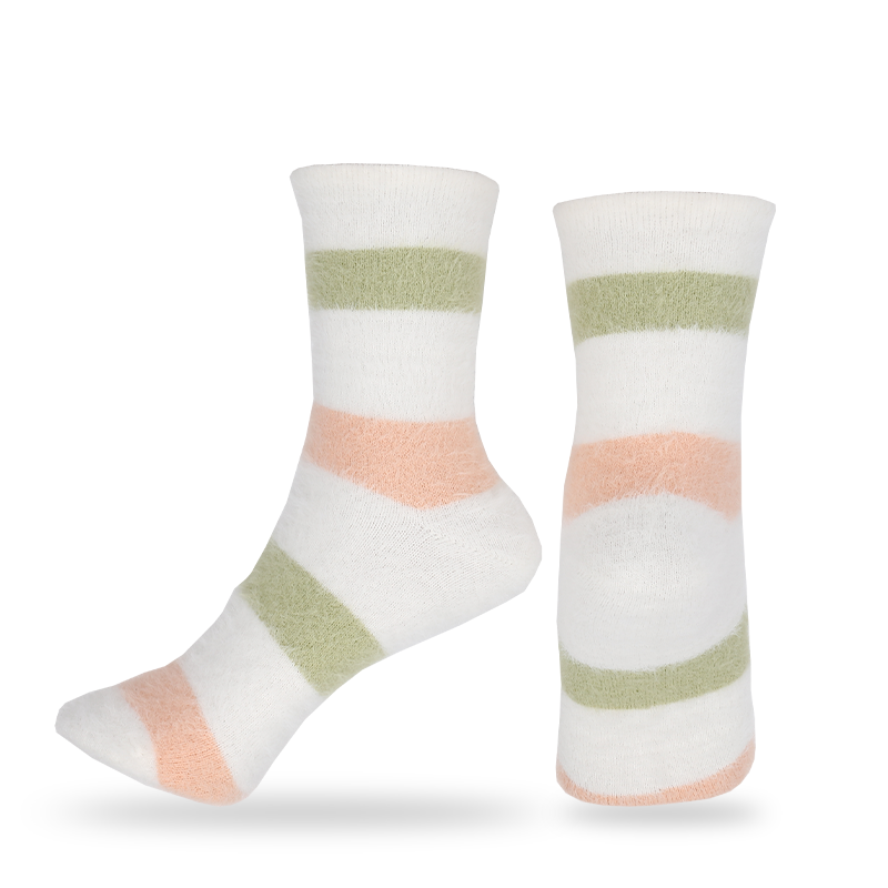 Meias térmicas quentes padrão de design de inverno de marta artificial por atacado ou personalizadas