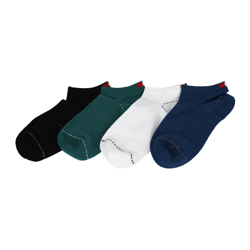 Meias masculinas baratas por atacado ou personalizadas com linha de pontos ao redor do calcanhar
