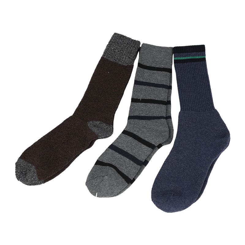 Almofada Terry básica, meias térmicas de inverno para tripulação, meias de trabalho para o mercado australiano