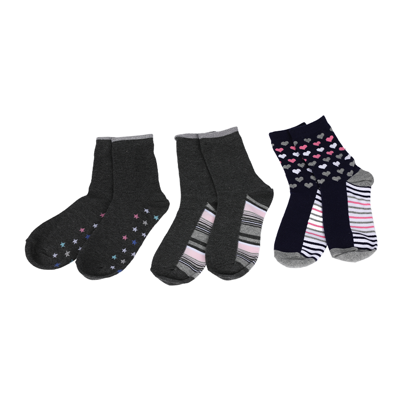 Meias personalizadas de jacquard para crianças OEM com sola de design delicado, estilo europeu