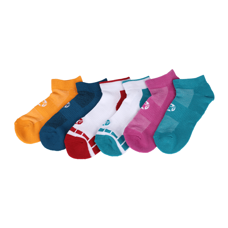 Meias esportivas de corte baixo meias acolchoadas de secagem rápida com logotipo personalizado Meias esportivas de corte baixo